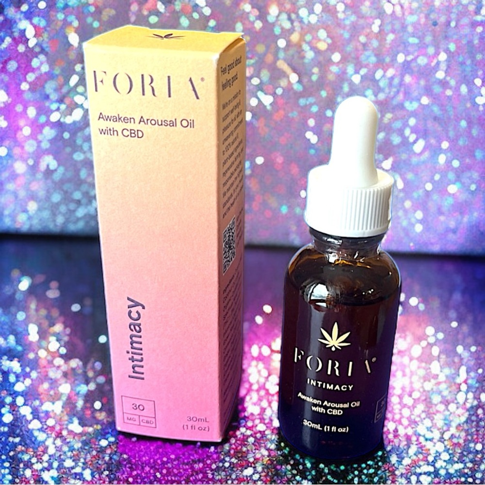 Foria - Awaken Arousal Oil with Organic Botanicals, Full Size (1oz/30ml)- NIB